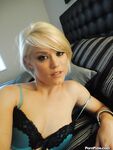 18 year old blonde teen Ash Hollywood taking nude self shots in mirror