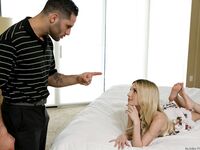 Skinny teen Piper Perri gets a pussy creampie after hardcore cock fucking