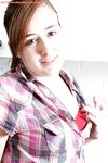 18 year old amateur cutie Jemma M undresses to show off small teen tits