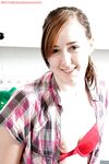 18 year old amateur cutie Jemma M undresses to show off small teen tits