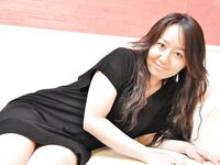 Cute asian milf with cute boobs undressing her awesome body