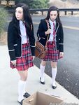 Naughty schoolgirls suck off a big black cock after consulting the Ouija board