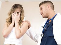 Young white girl Jillian Janson takes it up the ass from her doctor