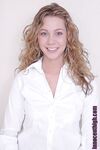 Fresh faced schoolgirl Mysti May flashes panty upskirt & teases with teen tits