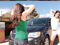 Police officer gets to have some fun with Casey Calvert and Lyla Storm