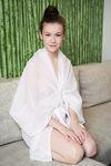 Cute teen Emily Bloom bares her tiny pussy for a sexy closeup view