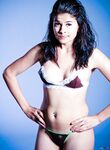 Desi solo girl models her matching bra and panty set in her bare feet