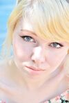 Young blonde girl flashes no panty upskirt and tits on public property