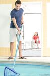 Sexy redhead Eva Berger seduces pool boy and takes it up the ass doggystyle