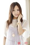 Very tiny Japanese girl Reon Otawa bares small tits & rides big cock on top