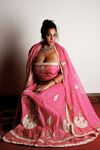 Indian female Keira unveils her big natural tits in bikini bottoms