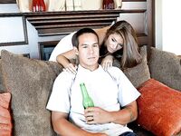 Pretty wife Madelyn Marie is getting fucked right on the stairs