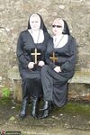 Naughty nun Speedy Bee and a Sister have a threesome with the Friar
