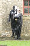 Naughty nun Speedy Bee and a Sister have a threesome with the Friar