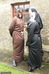 Naughty nun Speedy Bee and a Sister have a threesome with the Friar