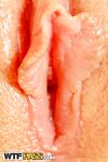 Amateur model Katya shows off her damp pussy during close up action