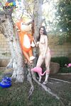 Busty teen Elektra Rose riding a cock reverse cowgirl style