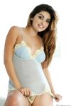 Gorgeous teen Natasha Malkova sheds sexy lingerie to toy landing strip pussy
