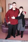 Short & fat granny Margo T. seduces boy toy with rimming & blowjob & eats cum