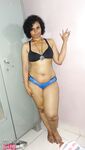 Chubby Desi solo girl releases her tits from bra before flashing some ass