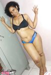 Chubby Desi solo girl releases her tits from bra before flashing some ass