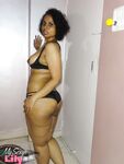 Chubby Desi solo girl releases her tits from bra before flashing some ass