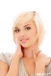 Flawless blonde Emma Mae has a hot face and even hotter little boobs and ass