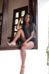 African model Sofia Cuty teases with her huge natural tits & hairy beaver