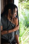 African model Sofia Cuty teases with her huge natural tits & hairy beaver