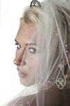 Blonde bride Katie Summers doffs her wedding dress & poses topless in lingerie