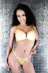 Black girl Demi Sutra removes her bra and thong combo before a deepthroat BJ