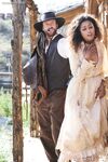 Sexy ebony slave girl tied up and force fucked by her cowboy captor