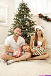 Sexy teen Vanna Bardot shares her BF's cock with her horny stepsister on X-mas