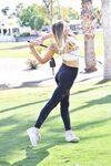 Sexy 18 year old teen Gabbie Carter reveals her huge natural tits in public