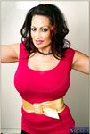 Stacked cougar Ava Lauren gets some young stud cock in the public bathroom