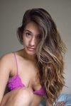 Beautiful babe Eva Lovia flaunting hot body in sexy panties & bra on her bed