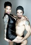 Tattooed sexy pornstar Asian showing big tits in sheer lingerie