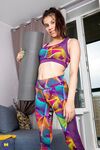 Mature MILF Cherry Aleksandra & her sexy lesbian stepdaughter teasing all nude