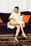 Older mature Indian Kira B modelling her sexy legs non nude in sandals