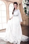 Teen bride takes off her wedding dress to model naked after the ceremony