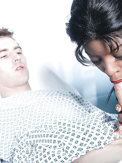 Ebony MILF in nurse uniform Jasmine Webb gets fucked by a monstrous cock