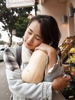 Stunning Japanese babe Saki Kishima flashing her tits and ass in public