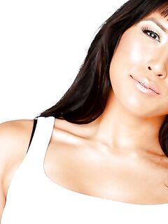 Asian model Mia Li exposing various nude body parts for close ups