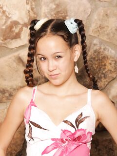 Tiny Asian girl Amai Liv showcases her tight pussy after a striptease