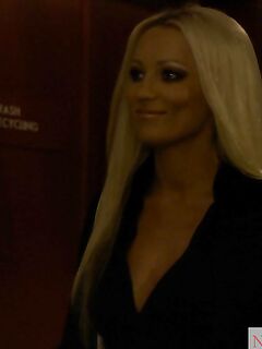 Blonde prostitute Diana Doll gets dressed for escort service sex